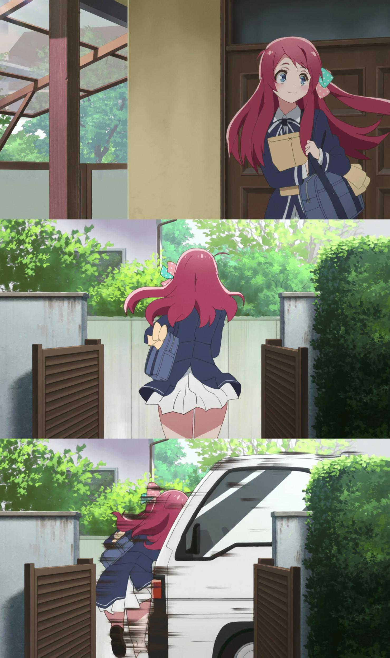 Sakura gets hit by a truck Blank Meme Template
