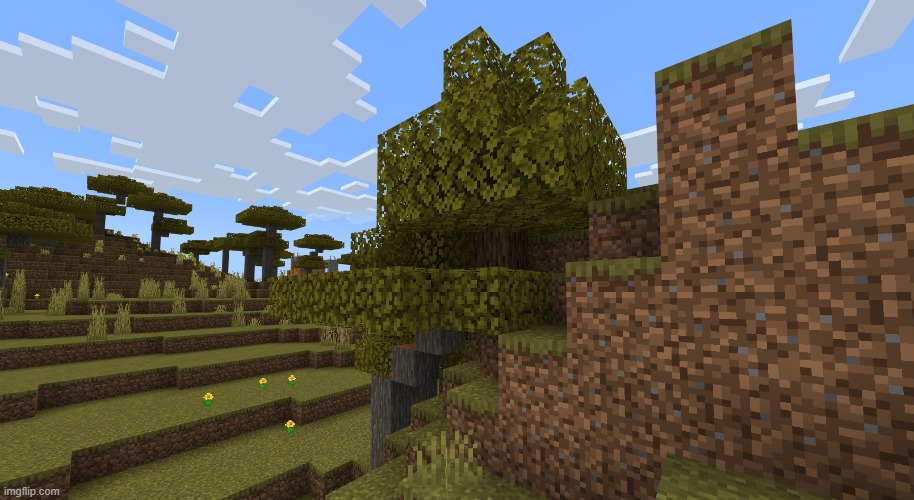 when an oak tree generates next to an acacia: | made w/ Imgflip meme maker