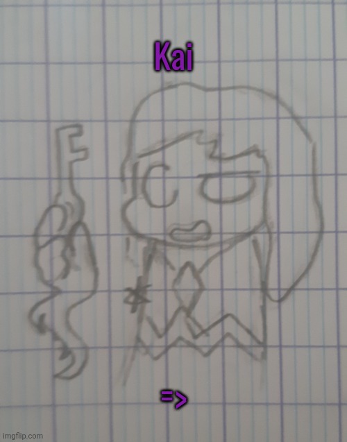 Kai | Kai; => | image tagged in kai | made w/ Imgflip meme maker