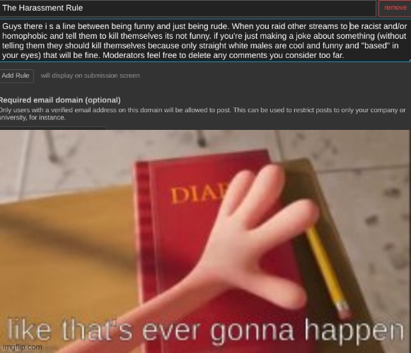 lets be honest here mods aren't gonna do that at all and move on quick | made w/ Imgflip meme maker