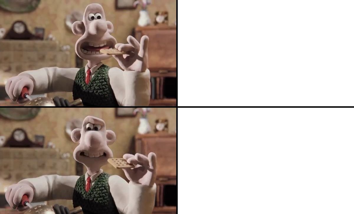 High Quality wallace bad cracker Blank Meme Template