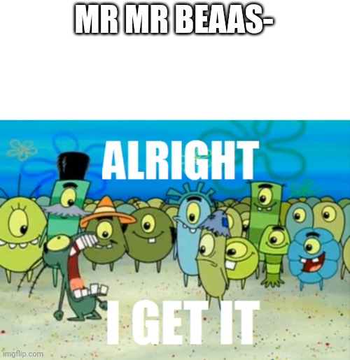 mrbeast phonk meme ig | MR MR BEAAS- | image tagged in alright i get it | made w/ Imgflip meme maker