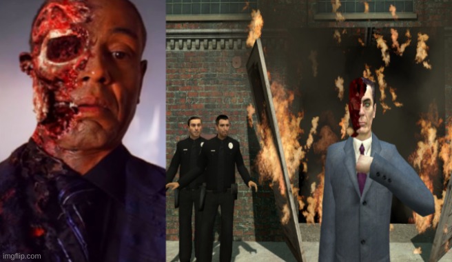 Giancarlo Esposito for live action GMan on god | made w/ Imgflip meme maker
