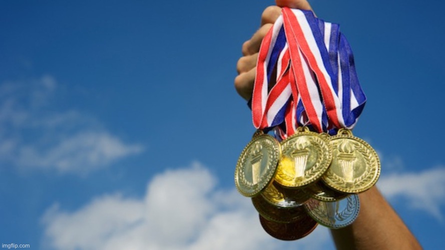 Gold Medals | image tagged in gold medals | made w/ Imgflip meme maker