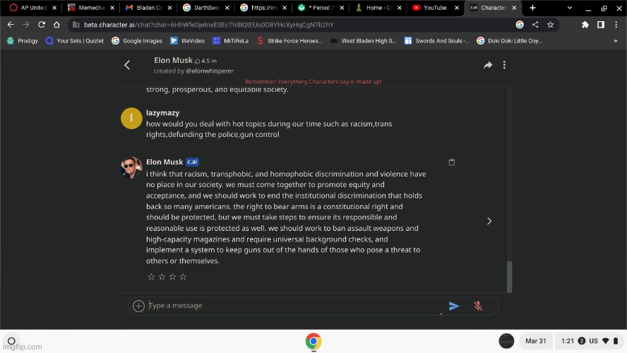 imagine if there was a real politician this smart | made w/ Imgflip meme maker