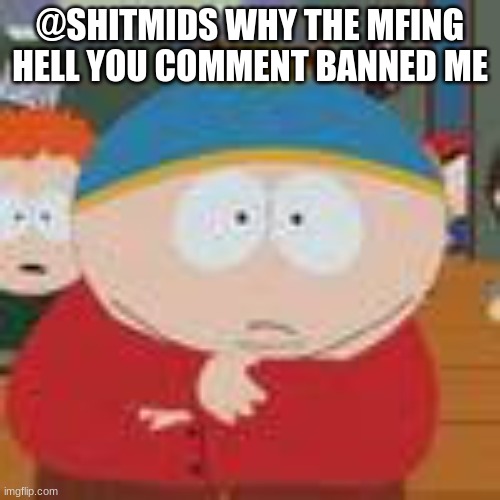 yo he  mr beast | @SHITMIDS WHY THE MFING HELL YOU COMMENT BANNED ME | image tagged in yo he mr beast | made w/ Imgflip meme maker