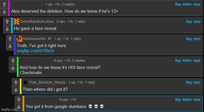 My alt raiding is going pretty good (Censored the alt's name so Alex can't find out) | made w/ Imgflip meme maker