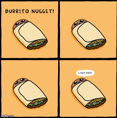 I'm a Burrito | image tagged in comics | made w/ Imgflip meme maker