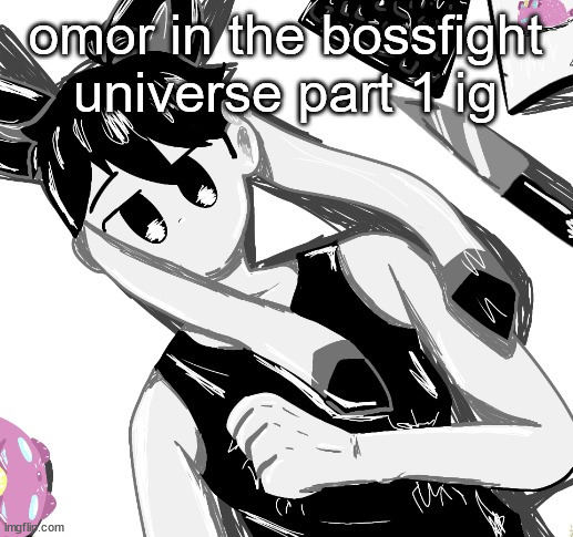 omori sylceon drawn by potat | omor in the bossfight universe part 1 ig | image tagged in omori sylceon drawn by potat | made w/ Imgflip meme maker