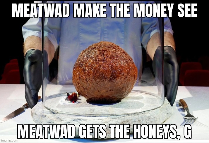 The Bun Is In Your Mind | image tagged in aqua teen hunger force,mammoth meatball,schooly d | made w/ Imgflip meme maker