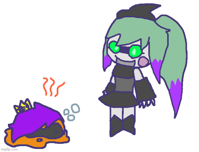 "hmmm... molly and marina have made some inkmatas clones of their own.. but what do we do with  these ones?" | made w/ Imgflip meme maker