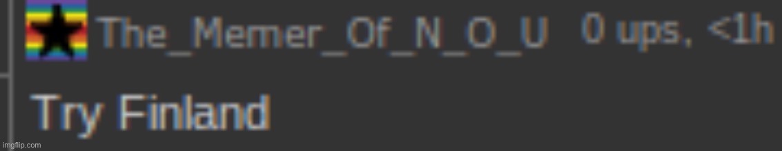 Try Finland | image tagged in try finland | made w/ Imgflip meme maker