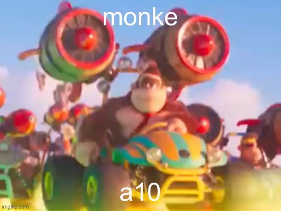 monke a10 | monke; a10 | image tagged in a10 thunderbolt,warthog,oh wow are you actually reading these tags | made w/ Imgflip meme maker
