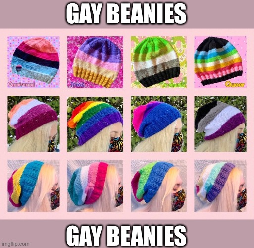 GAY BEANIES; GAY BEANIES | made w/ Imgflip meme maker