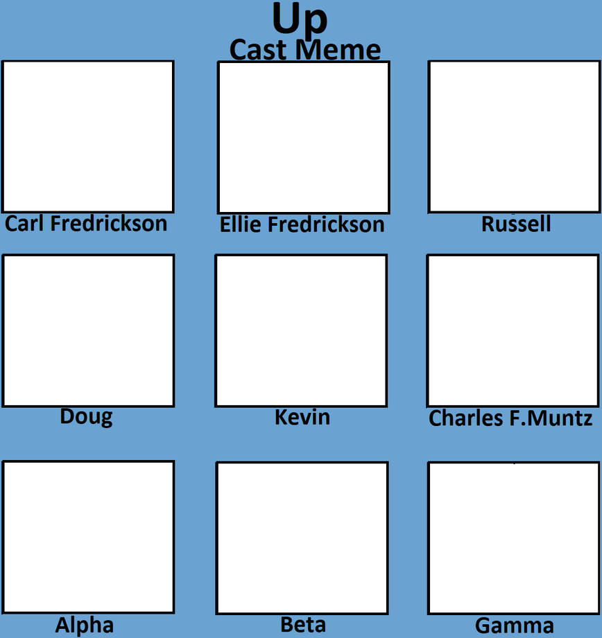 High Quality UP cast Blank Meme Template