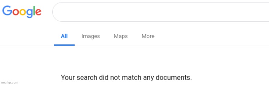 Google No Results | image tagged in google no results | made w/ Imgflip meme maker