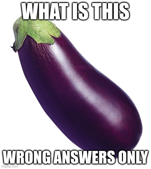 motivational eggplant | WHAT IS THIS; WRONG ANSWERS ONLY | image tagged in eggplant,eggs,egg,plants,plant,wrong | made w/ Imgflip meme maker