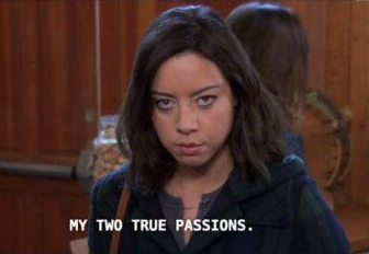 APRIL LUNDGATE MY TWO PASSIONS Blank Meme Template