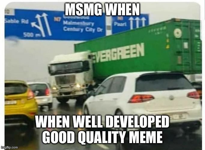 This is not slander | MSMG WHEN; WHEN WELL DEVELOPED GOOD QUALITY MEME | image tagged in look back | made w/ Imgflip meme maker