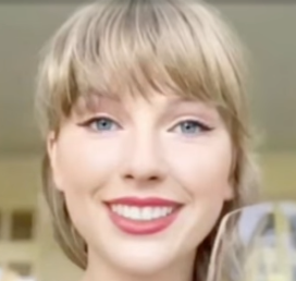 High Quality Taylor Swift Funny Smile Blank Meme Template