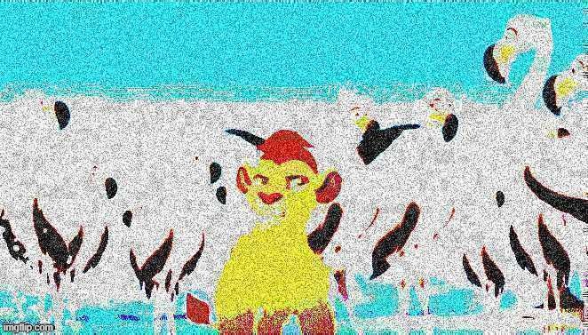 deep fried lion guard | image tagged in the lion guard | made w/ Imgflip meme maker