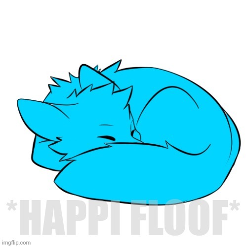 Retro happi floof | image tagged in retro happi floof | made w/ Imgflip meme maker