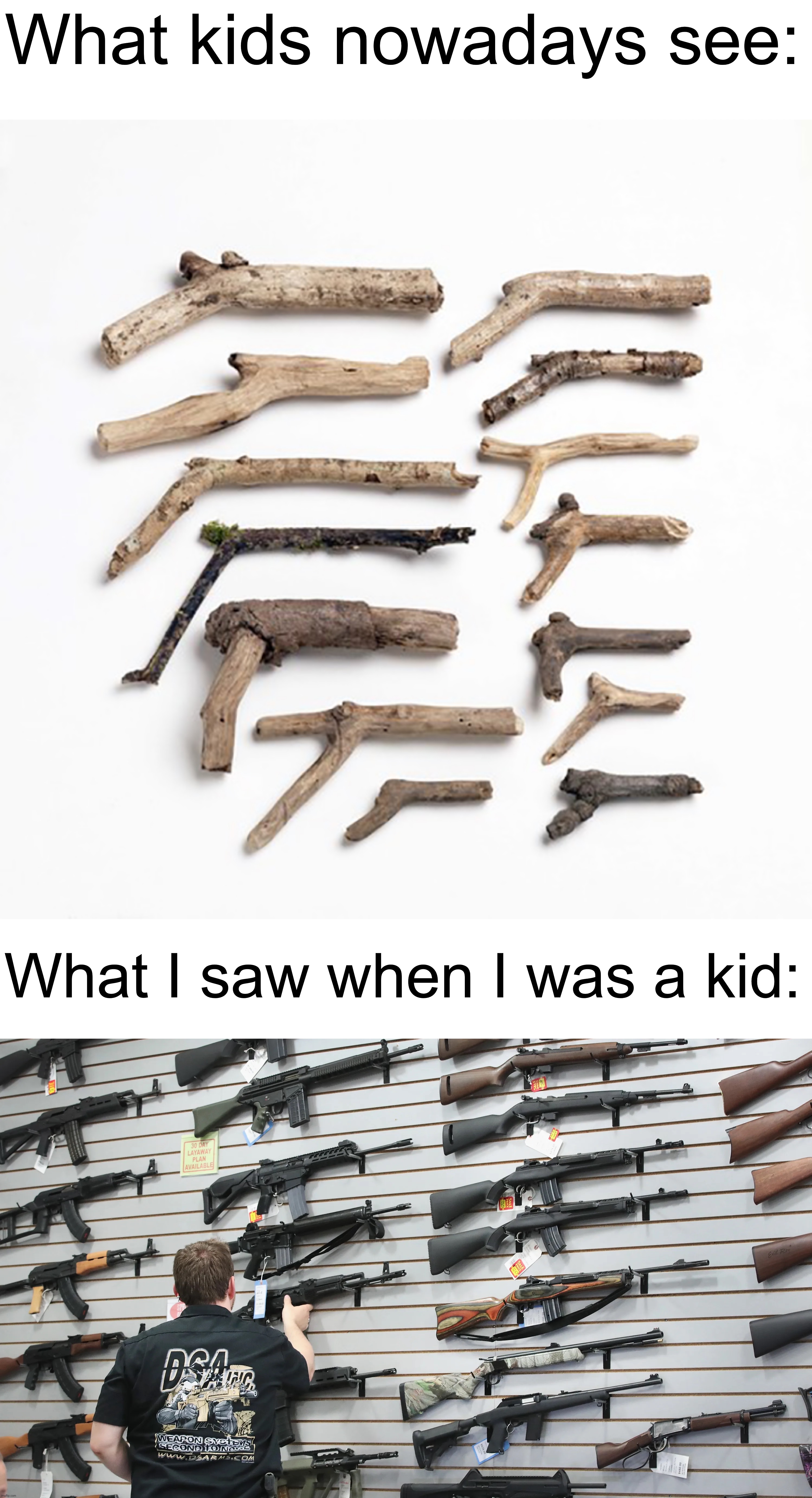 Who relates? :) | What kids nowadays see:; What I saw when I was a kid: | image tagged in memes,funny,true story,relatable memes,childhood,right in the childhood | made w/ Imgflip meme maker
