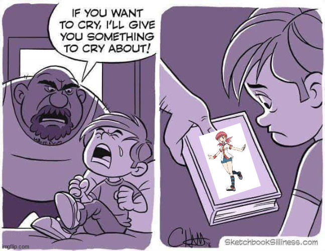 god i hate her | image tagged in if you want to cry i'll give you something to cry about,pokemon,memes,so true | made w/ Imgflip meme maker