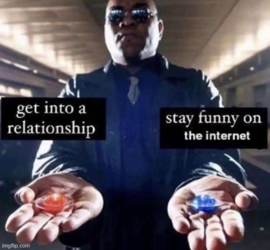 Couldn't be either. | made w/ Imgflip meme maker