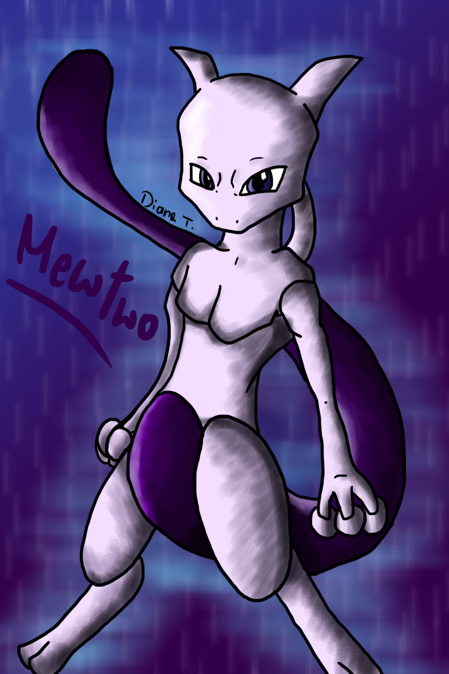 High Quality +Mewtwo+ Blank Meme Template