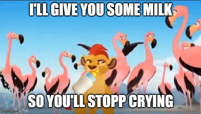 Garbage | I'LL GIVE YOU SOME MILK; SO YOU'LL STOPP CRYING | image tagged in garbage | made w/ Imgflip meme maker