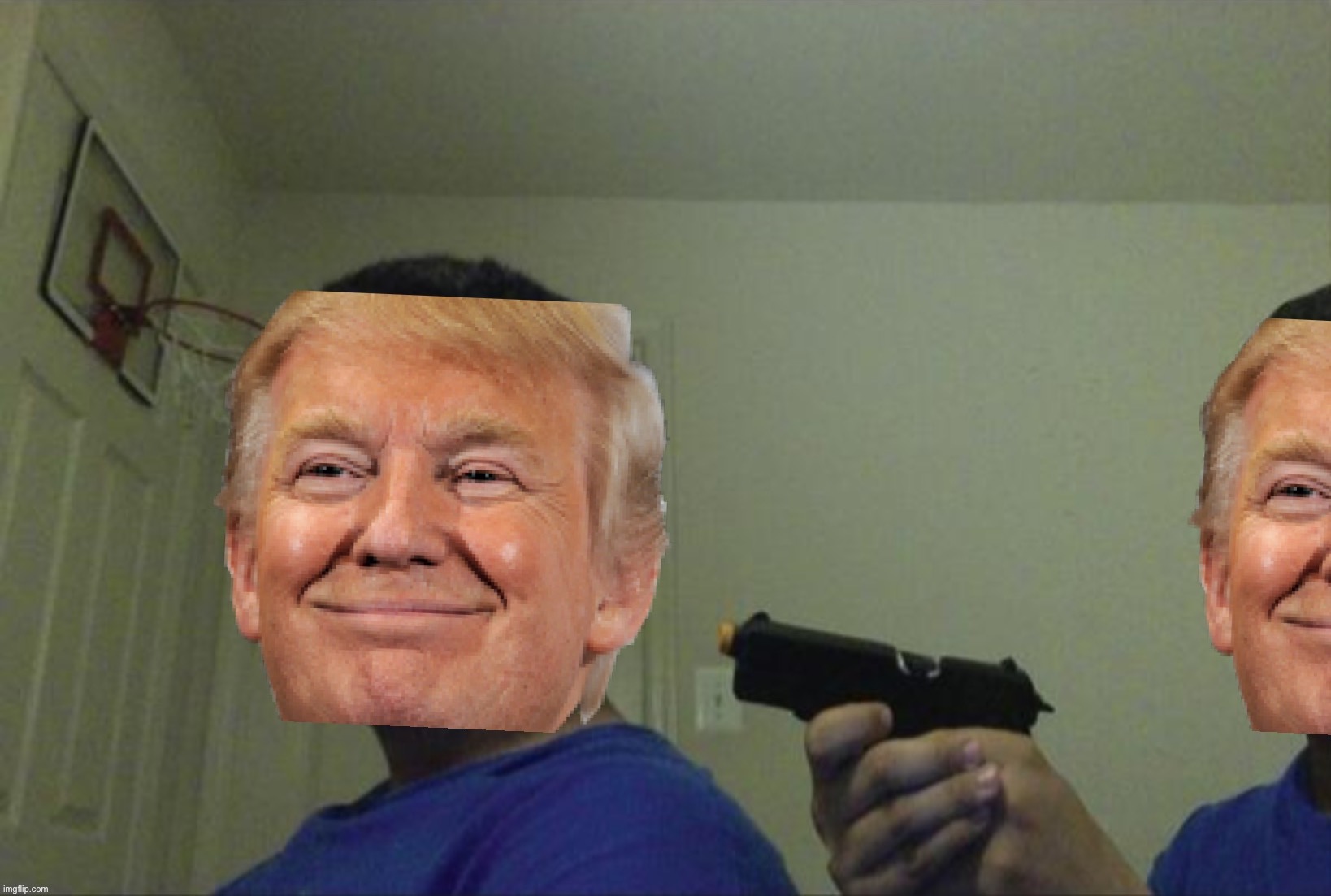 . | image tagged in donald trump trust no one not even yourself | made w/ Imgflip meme maker