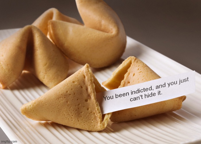 image tagged in fortune cookie,unfortunately for you | made w/ Imgflip meme maker