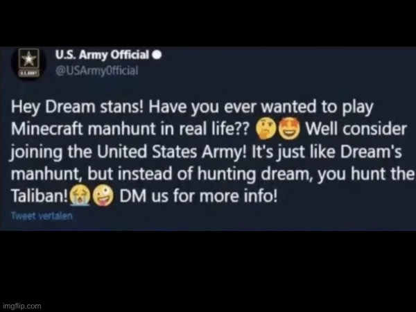 Oh god | image tagged in dream,military | made w/ Imgflip meme maker