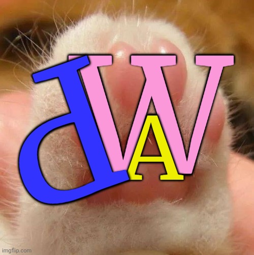 bdVAVdqMAPAWAP | P; W; A | image tagged in cat paw | made w/ Imgflip meme maker