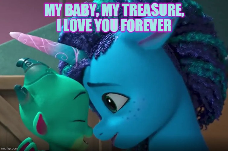 And thus, life changed for the best | image tagged in dragon,my little pony,baby,kawaii | made w/ Imgflip meme maker