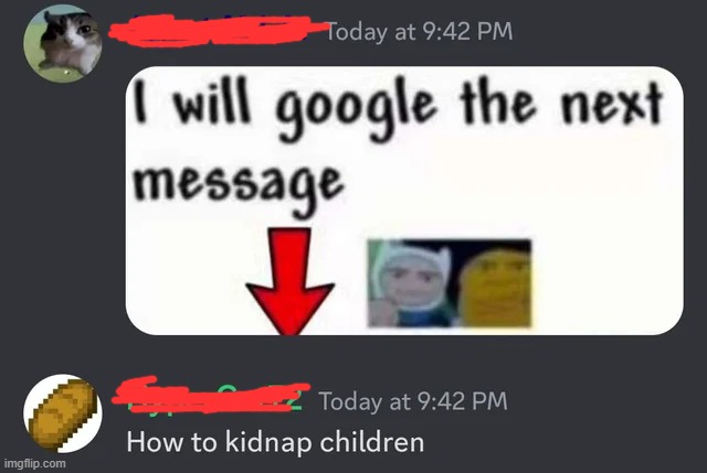 Cursed discord interaction | image tagged in dark humor,cursed,comments,memes,discord | made w/ Imgflip meme maker