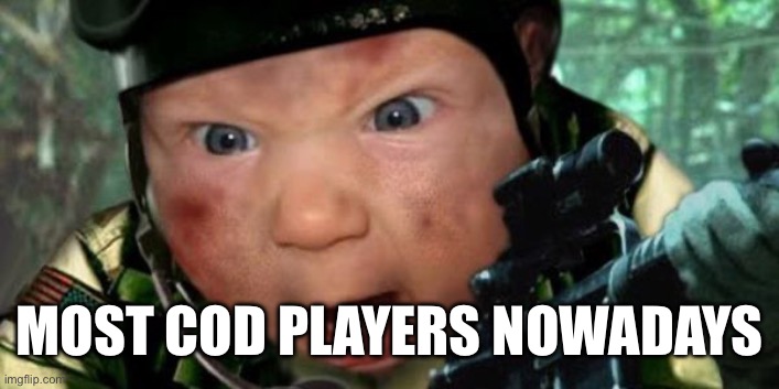 Call of Duty | MOST COD PLAYERS NOWADAYS | image tagged in call of duty | made w/ Imgflip meme maker