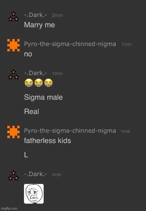 when pyro reject me (reel image) | made w/ Imgflip meme maker