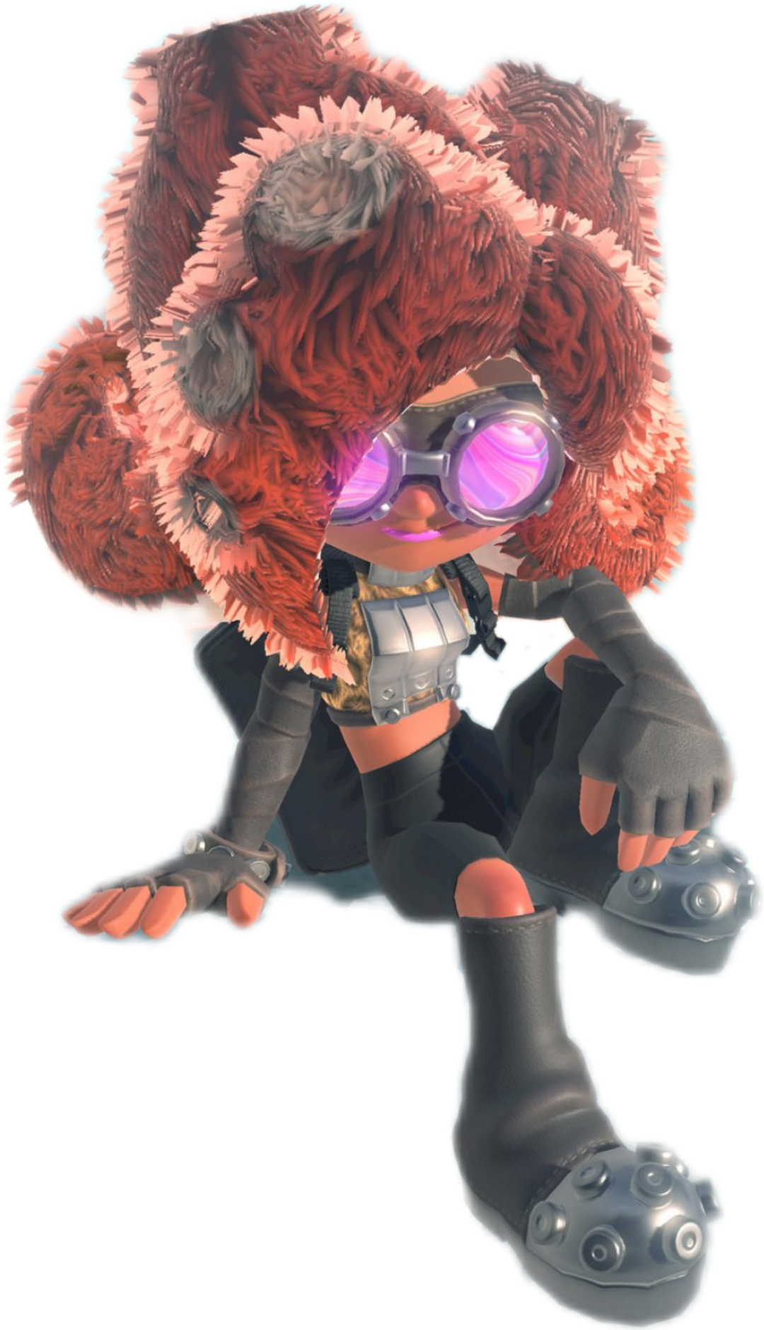 High Quality Fuzzy octoling 1 Blank Meme Template