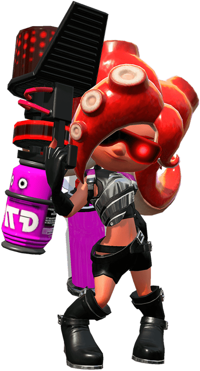 High Quality Enemy octoling 2 Blank Meme Template