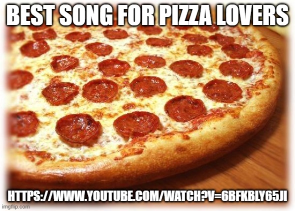 Coming out pizza  | BEST SONG FOR PIZZA LOVERS; HTTPS://WWW.YOUTUBE.COM/WATCH?V=6BFKBLY65JI | image tagged in coming out pizza | made w/ Imgflip meme maker