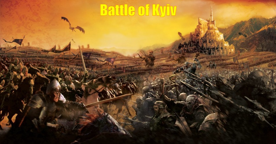 The Battle for Middle-earth | Battle of Kyiv | image tagged in the battle for middle-earth,battle of kyiv,slavic,russo-ukrainian war | made w/ Imgflip meme maker