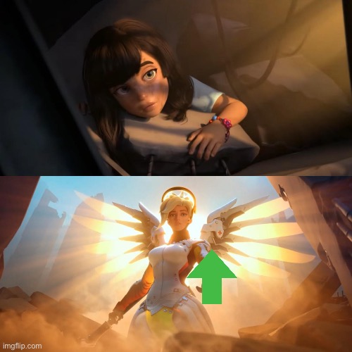 Overwatch Mercy Meme | image tagged in overwatch mercy meme | made w/ Imgflip meme maker