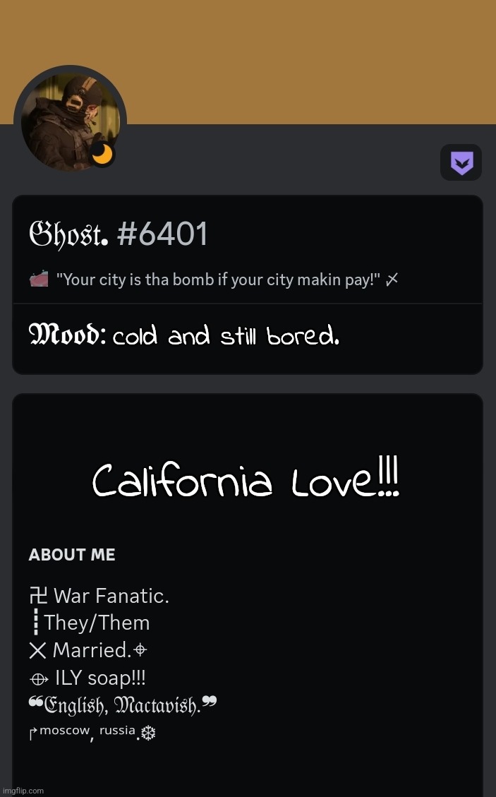 . | cold and still bored. California Love!!! | made w/ Imgflip meme maker