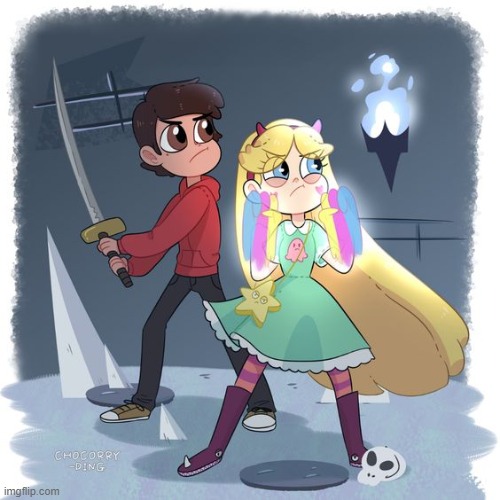 image tagged in starco,star vs the forces of evil | made w/ Imgflip meme maker