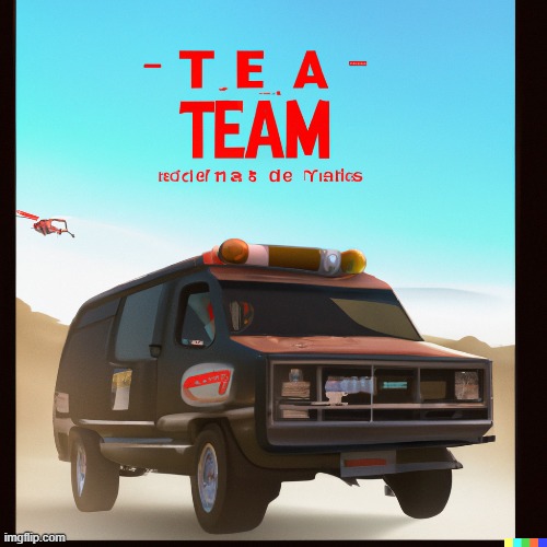 The A Team According to DALLE-2 | made w/ Imgflip meme maker