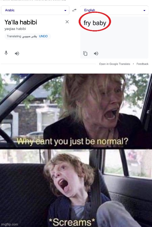 But why? | image tagged in why can't you just be normal,why,memes,arabik | made w/ Imgflip meme maker