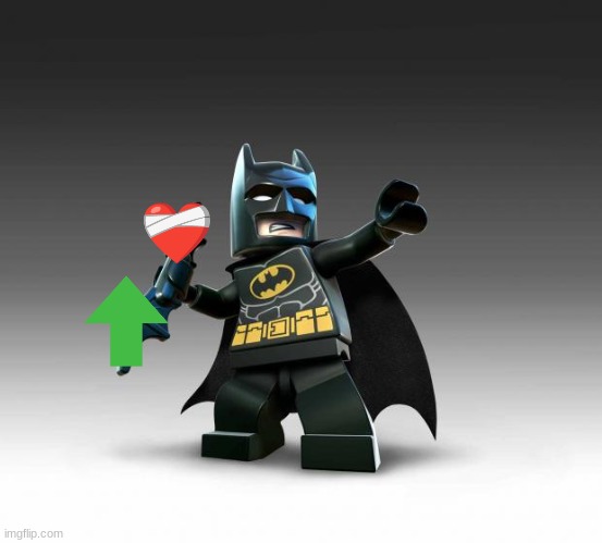 Lego Batman  | ❤️‍? | image tagged in lego batman | made w/ Imgflip meme maker