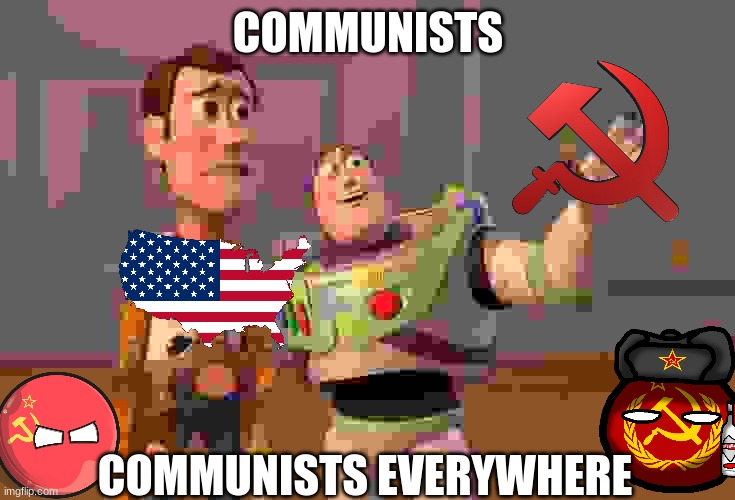 stream test | COMMUNISTS; COMMUNISTS EVERYWHERE | image tagged in memes,x x everywhere | made w/ Imgflip meme maker
